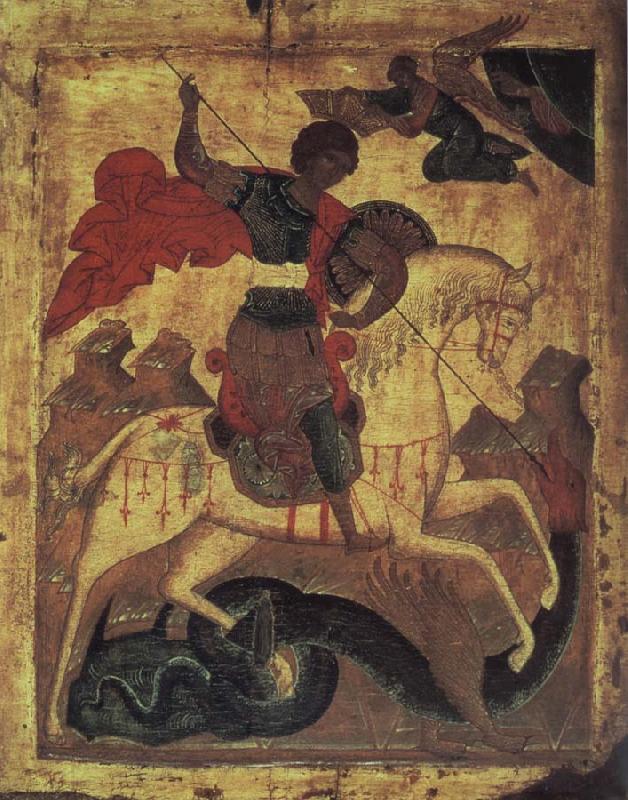 unknow artist The holy Georg and the dragon